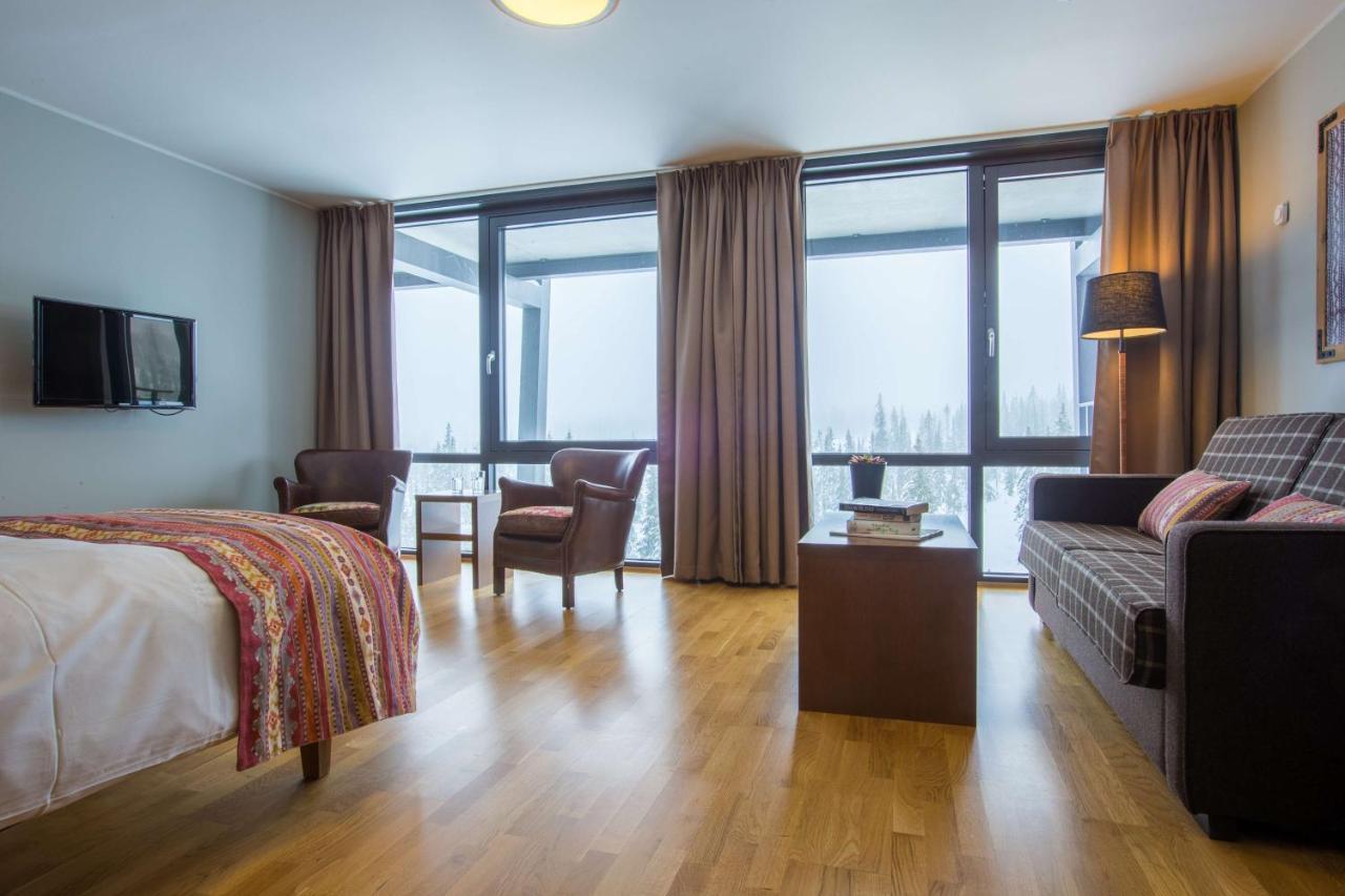Familiekamer met Uitzicht op de Bergen