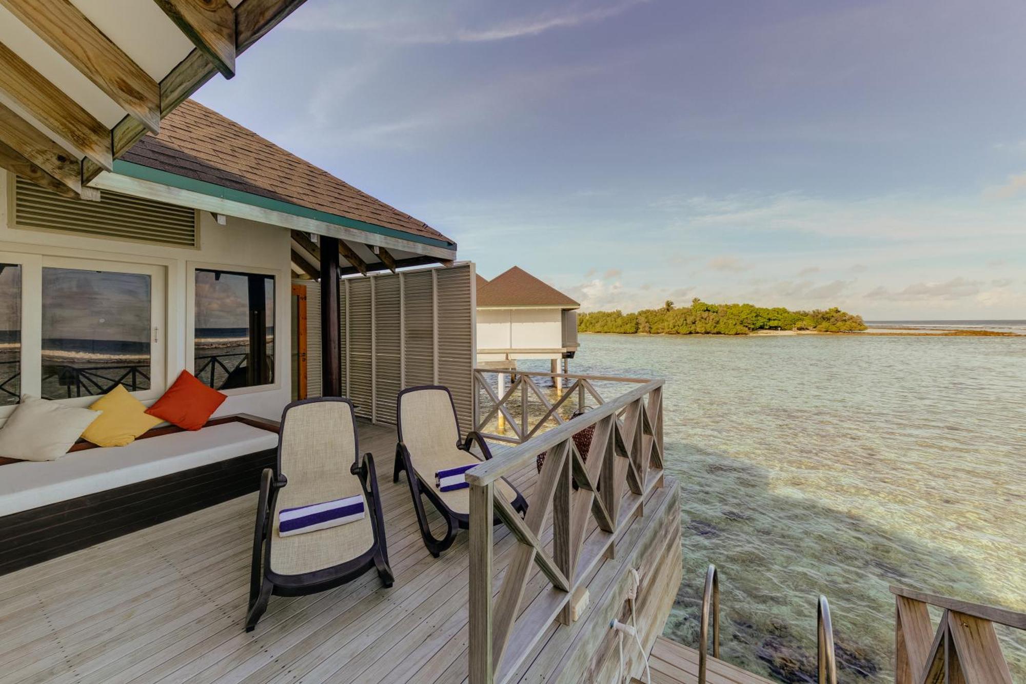Water Bungalow speedboat transfers 1 up to 2 guests stays valid to 31 Oct 2027 Spa & F&B