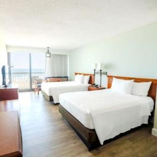 Ocean Front Room Two Double Beds