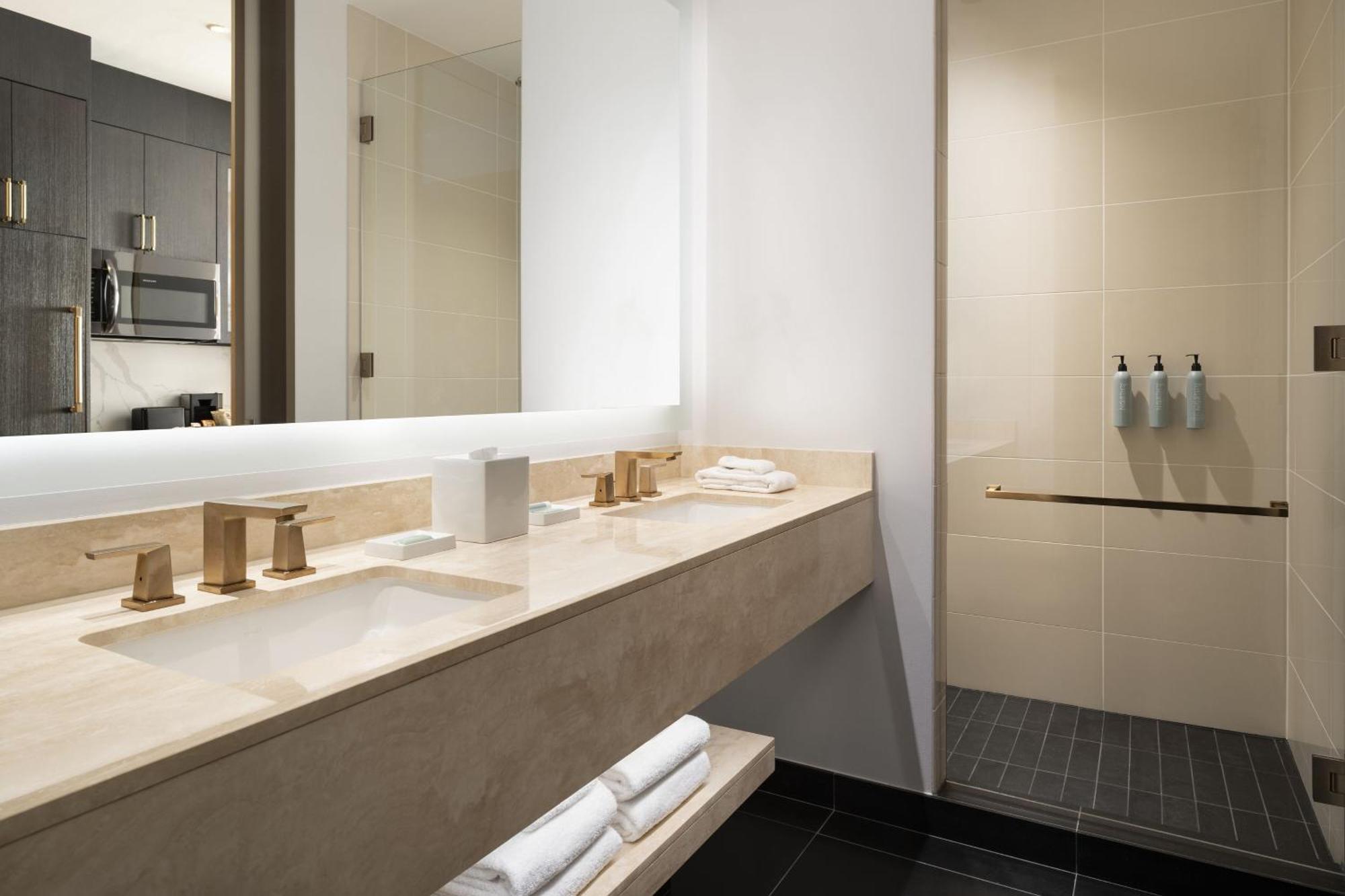 King Studio with City View - Mobility Accessible w/Roll-in Shower