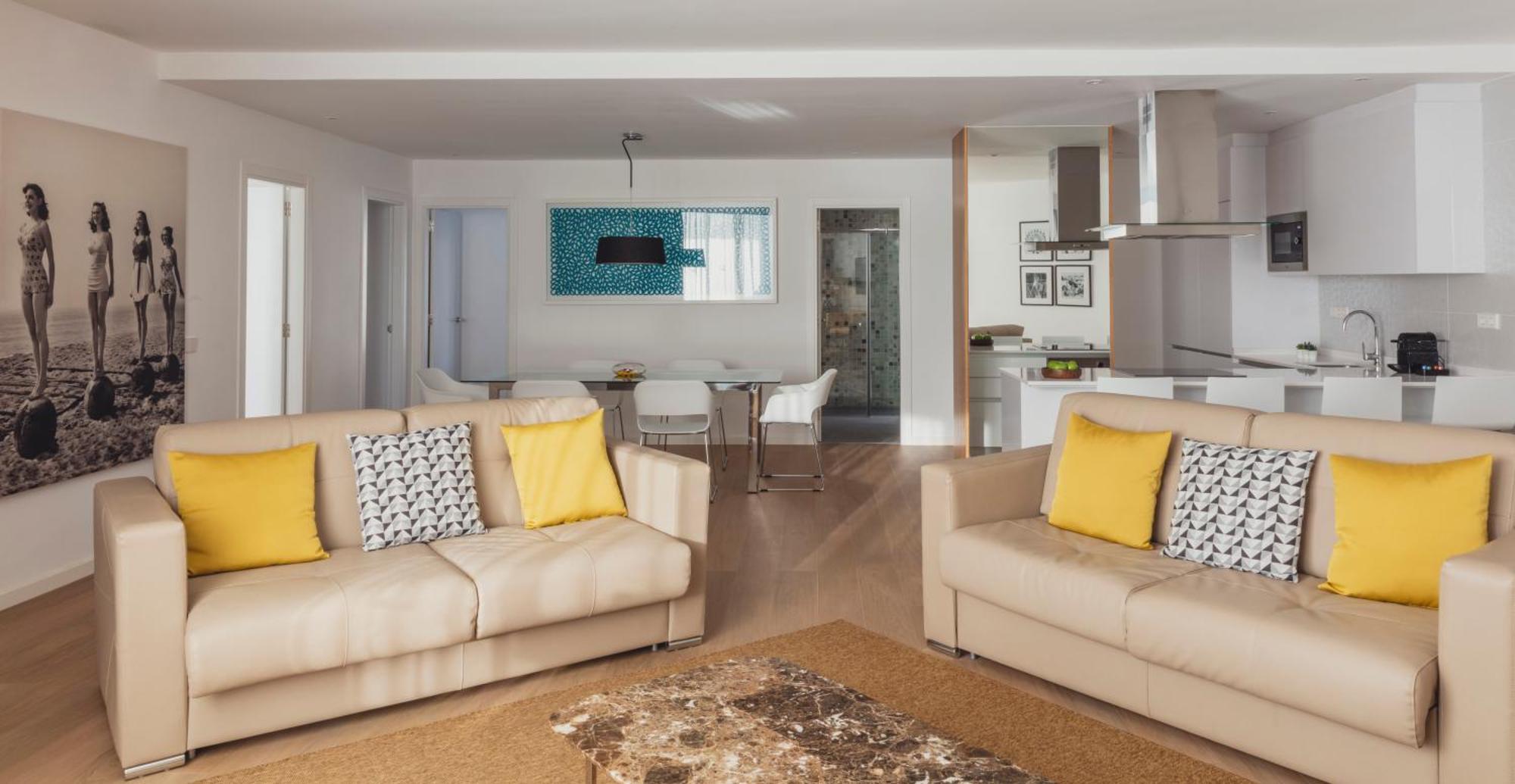 Apartment mit 3 Schlafzimmern und Meerblick