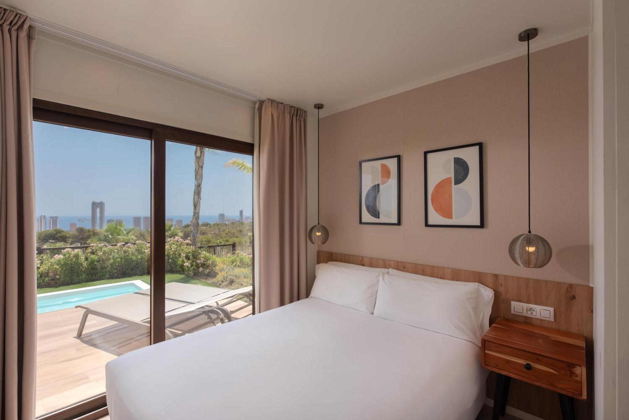 Three-Bedroom Comfort Pool Villa Balcony Resort View