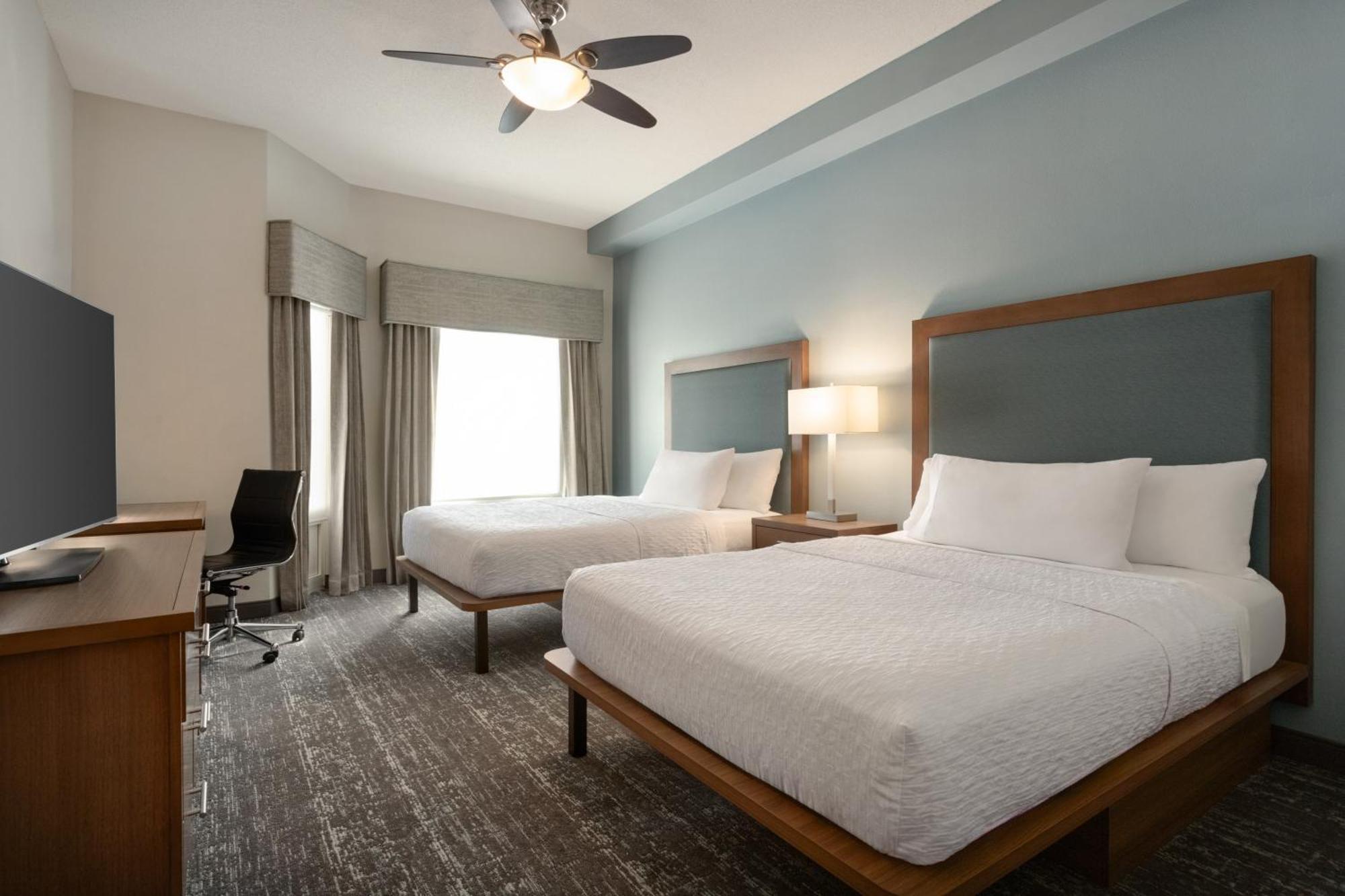 Suite Two Queen Beds Roll Shower Mobility Hearing Access or Non-Smoking