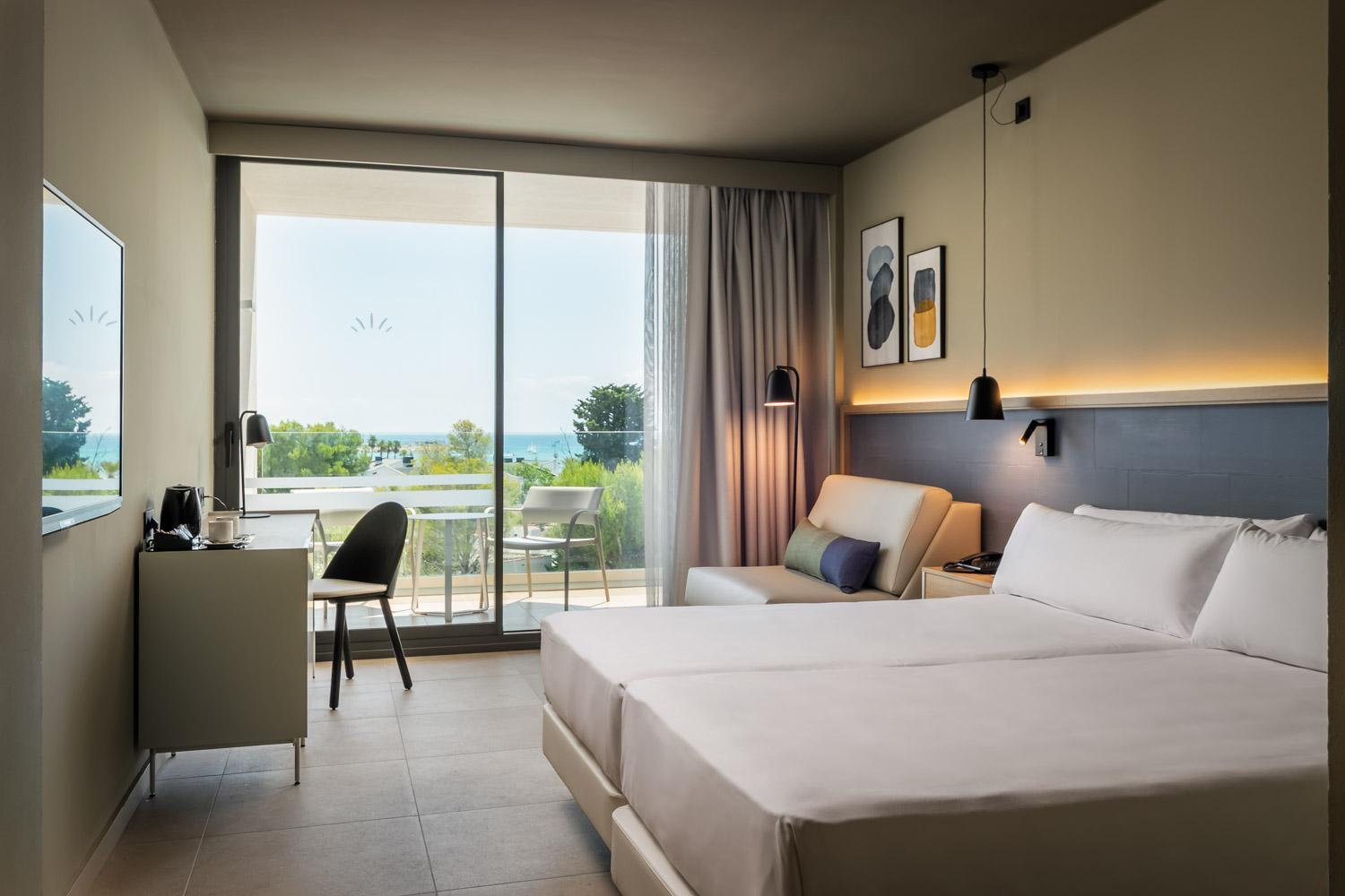 Habitación Triple con vistas al mar