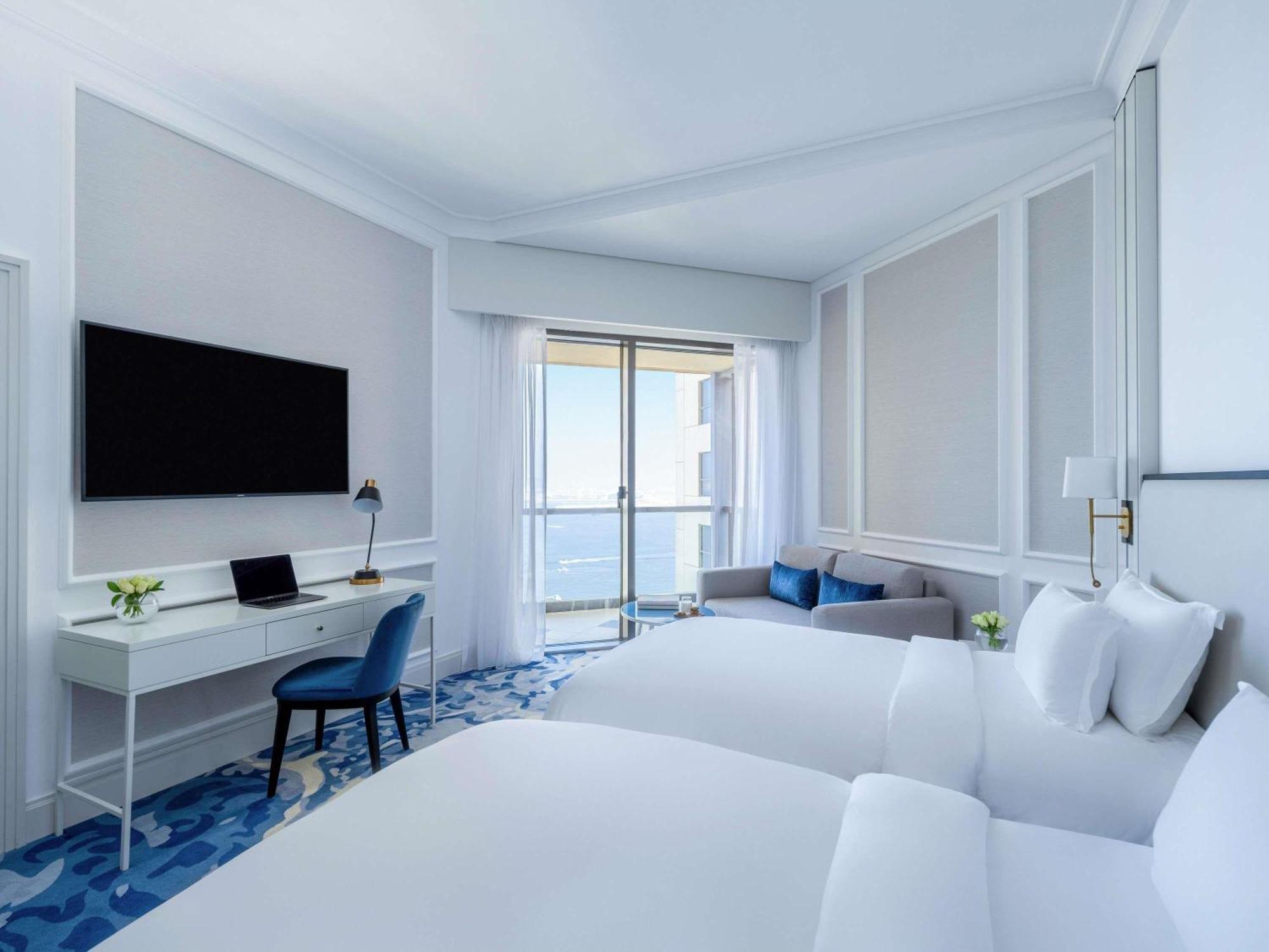 Superior Twin Room Two Single Beds Partial Sea View Balcony