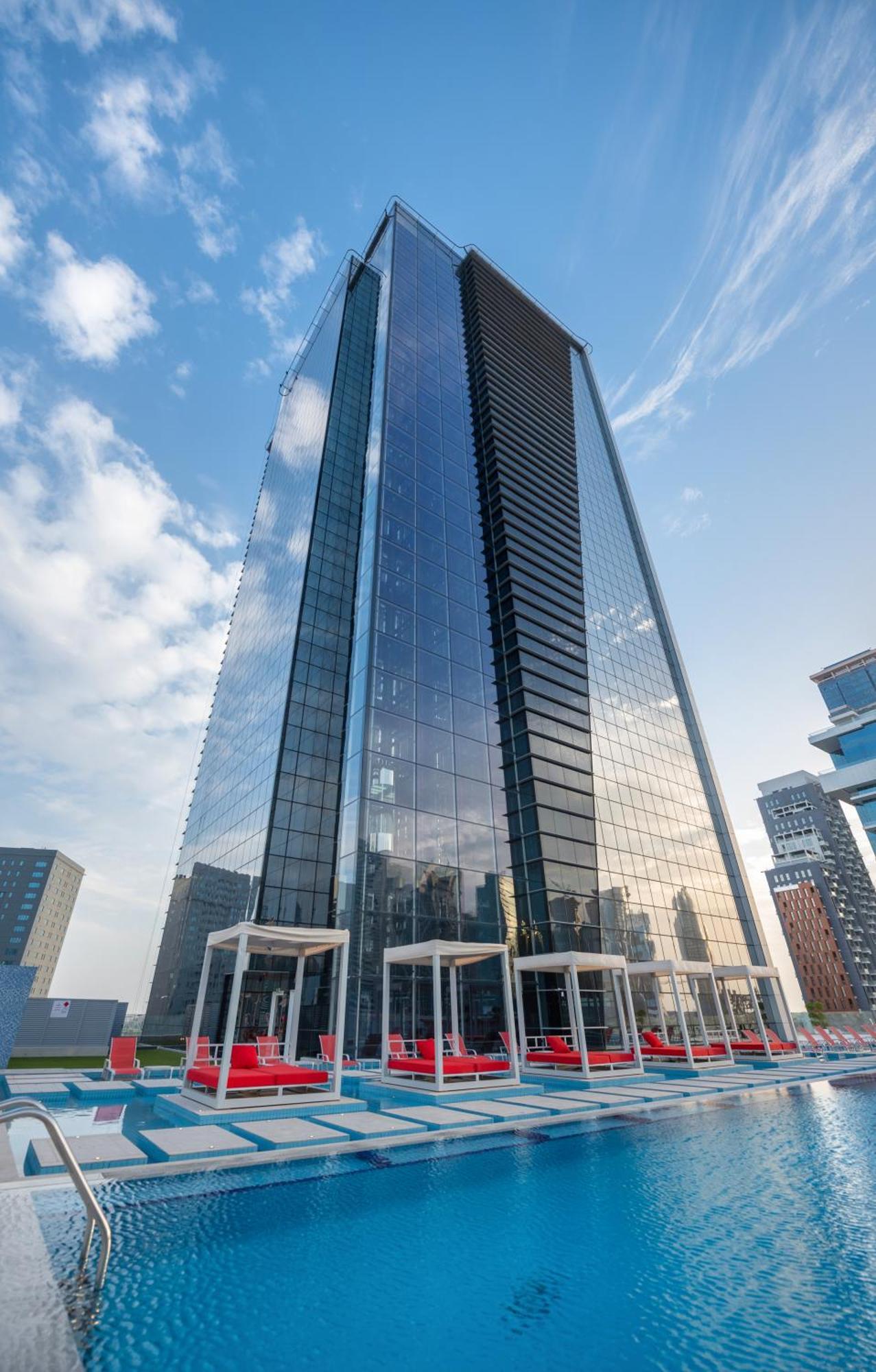Deluxe Kamer - Uitzicht op Dubai Canal met Gratis Toegang tot het Privéstrand van het Hotel in Palm - Jumeirah