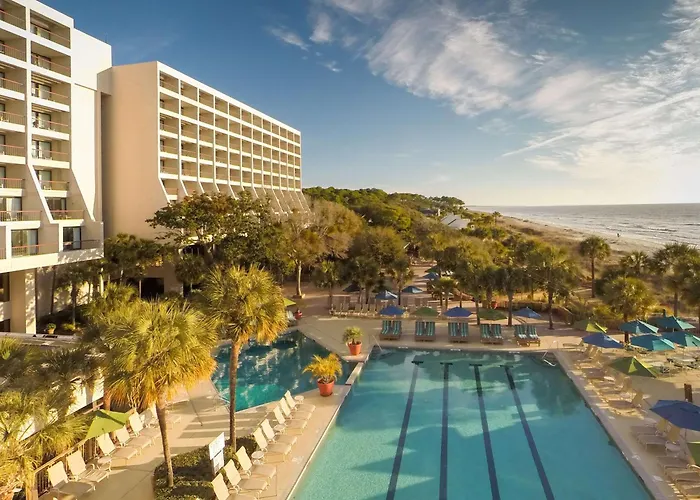 Romantisches Hotel: Hilton Beachfront Resort & Spa Hilton Head Island